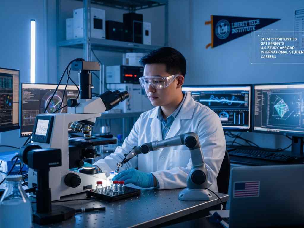 Sinh viên đang tìm hiểu du học Mỹ 2026 nên học ngành gì, đặc biệt là các ngành STEM để có lợi thế về OPT.