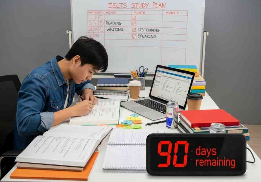 Chiến lược luyện thi IELTS cấp tốc trong 3 tháng cho du học 2026
