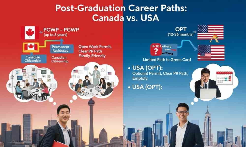 So sánh chi tiết chính sách PGWP Canada và chương trình OPT Mỹ 2026