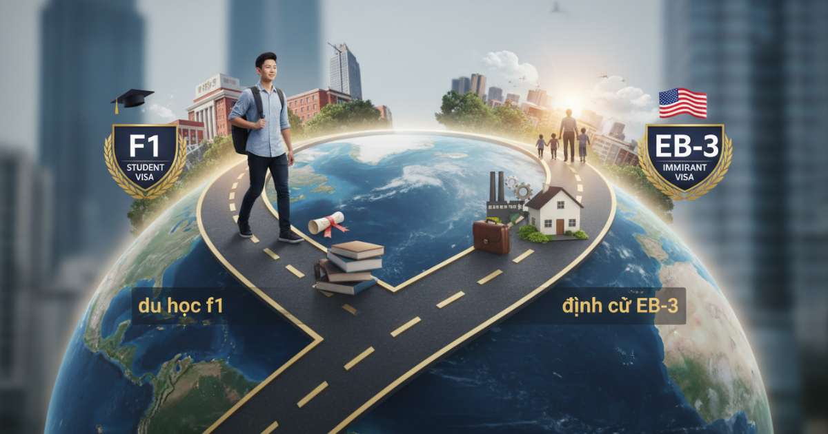 2. Chiến lược Double-Path: Kết hợp du học f1 và định cư EB-3