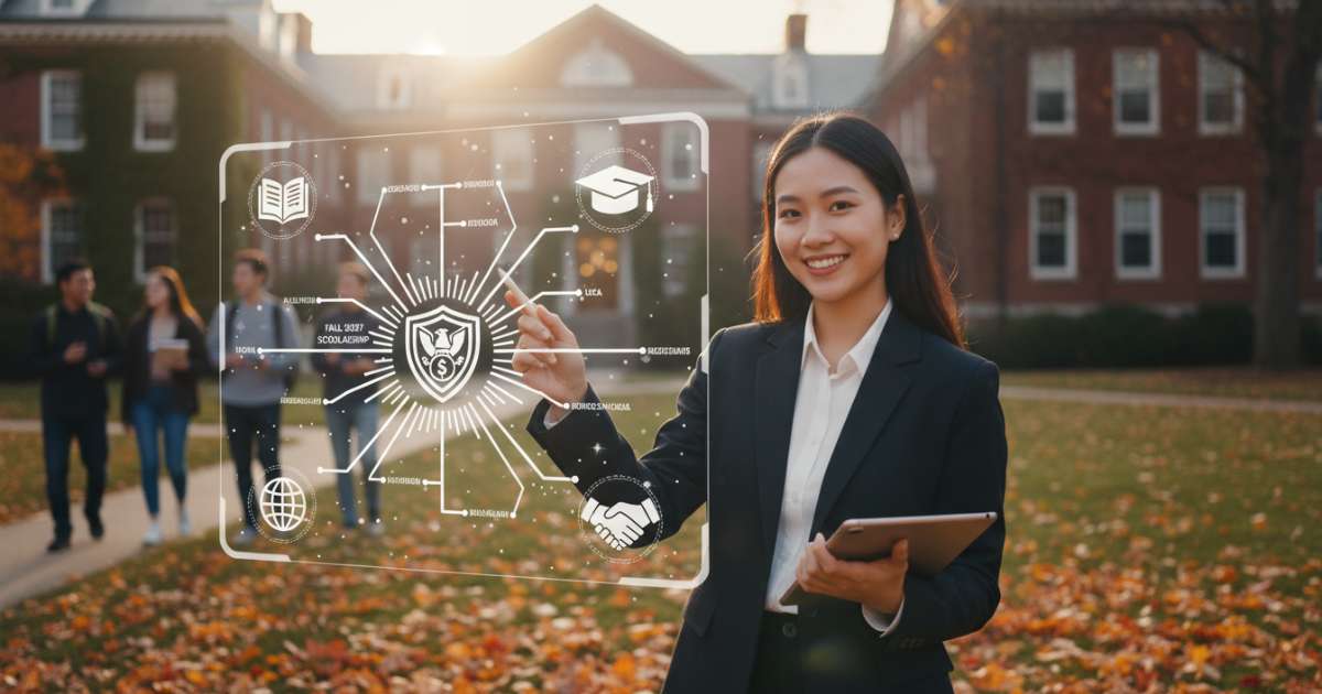2. Chiến lược săn học bổng Fall 2027 cho du học mỹ ngành quản trị kinh doanh