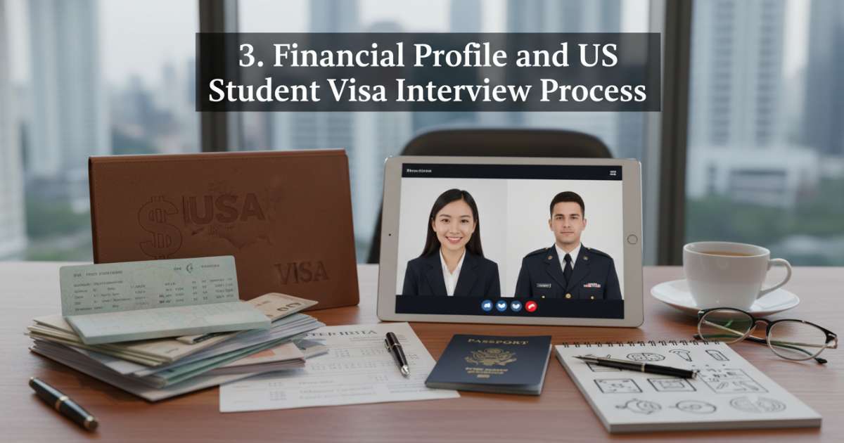 3. Hồ sơ tài chính và quy trình phỏng vấn visa du học mỹ