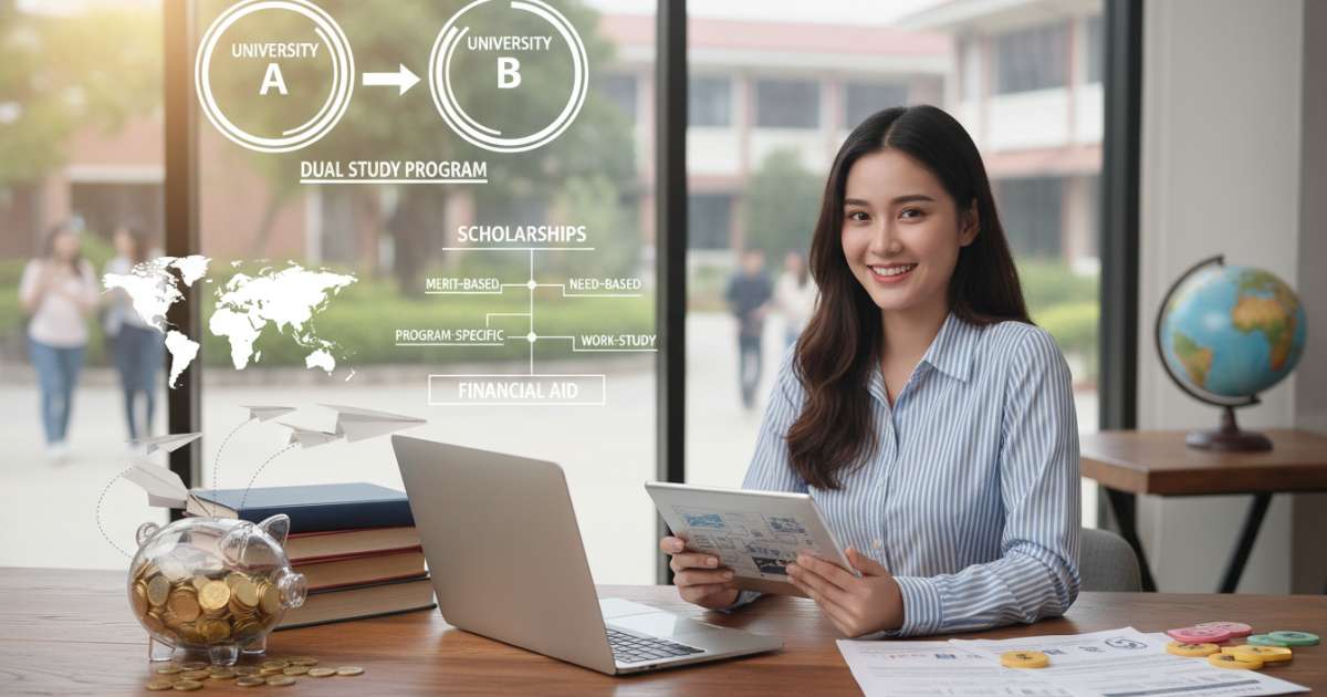 3. Học bổng và hỗ trợ tài chính cho chương trình du học kép là gì