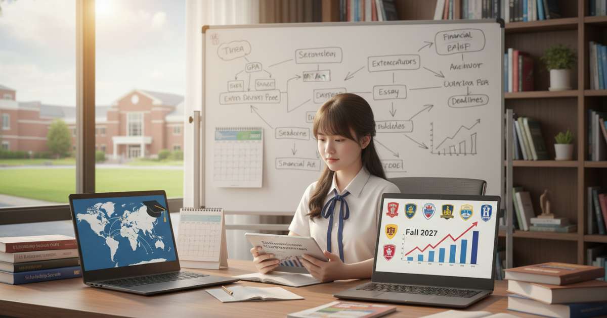 Cách chọn trường khi đi du học mỹ high school để tối ưu hóa học bổng Fall 2027