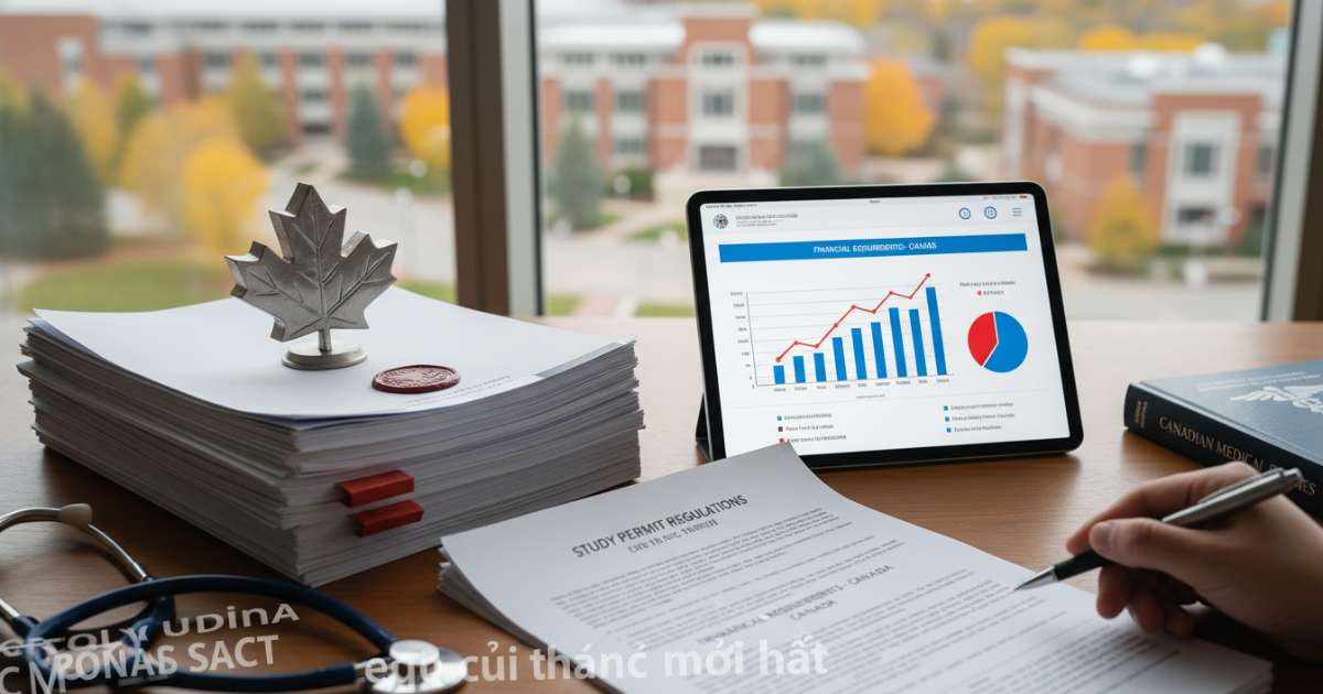 Cập nhật quy định Study Permit và yêu cầu tài chính mới nhất