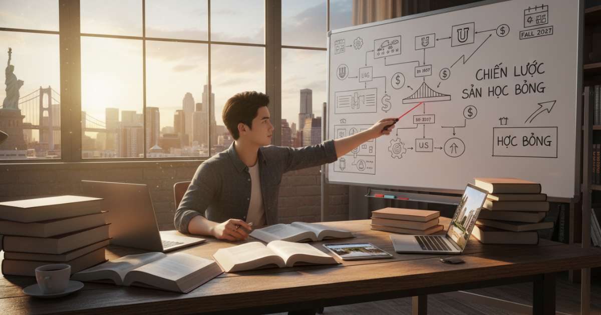 Chiến lược săn học bổng du học mỹ ngành kỹ thuật kỳ Fall 2027