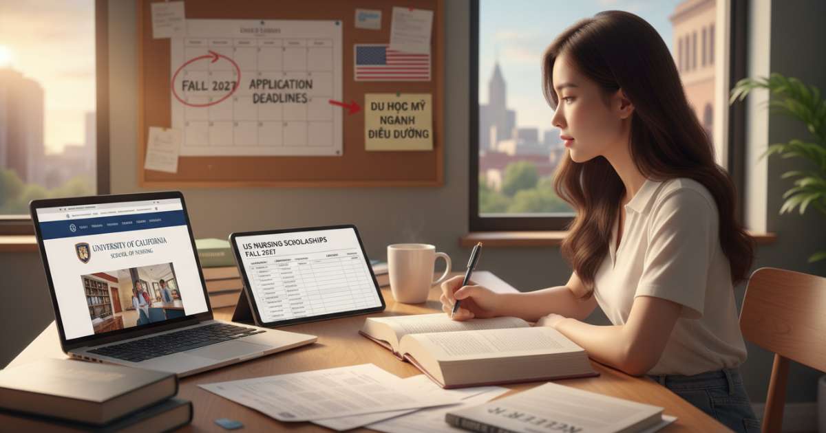 Chọn trường và săn học bổng du học mỹ ngành y tá cho kỳ Fall 2027