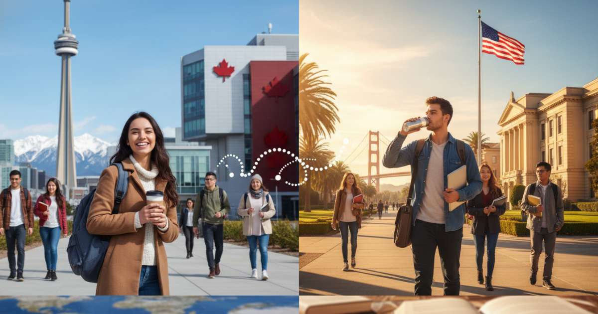 du học canada hay mỹ