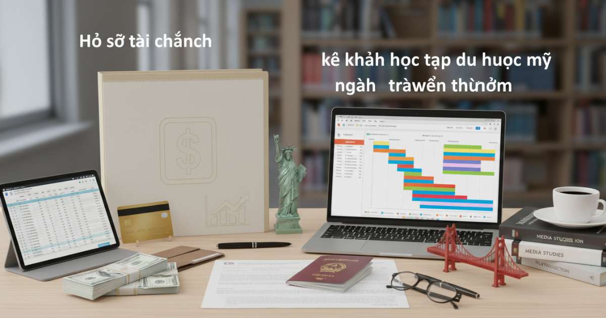 Hồ sơ tài chính và kế hoạch học tập du học mỹ ngành truyền thông