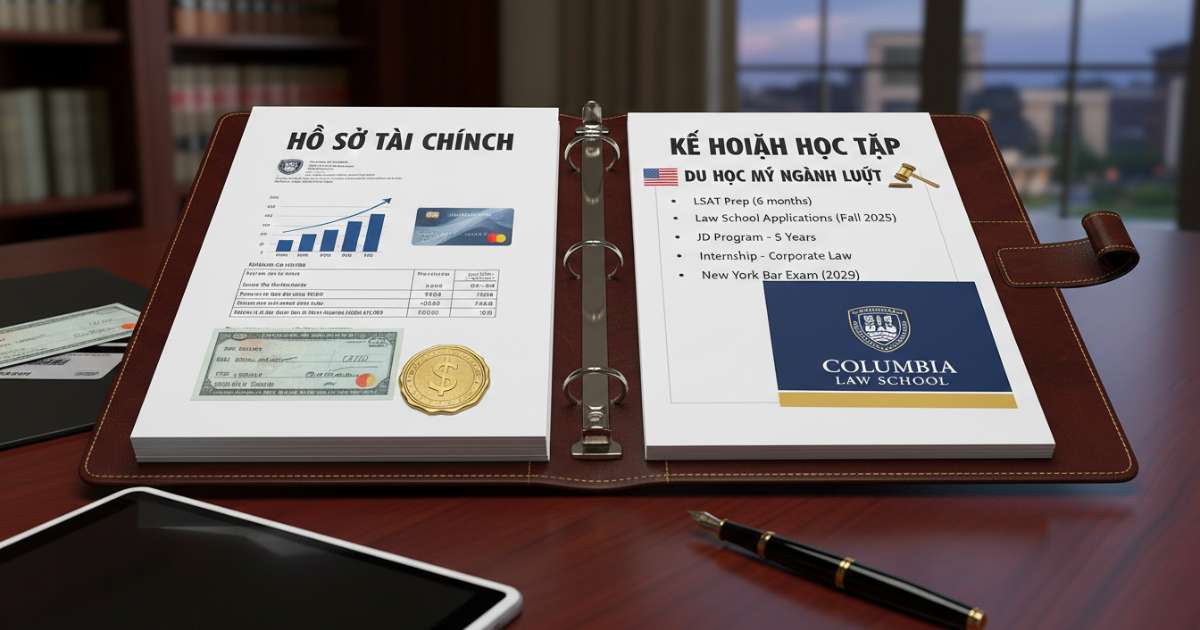 Hồ sơ tài chính và kế hoạch học tập rõ ràng