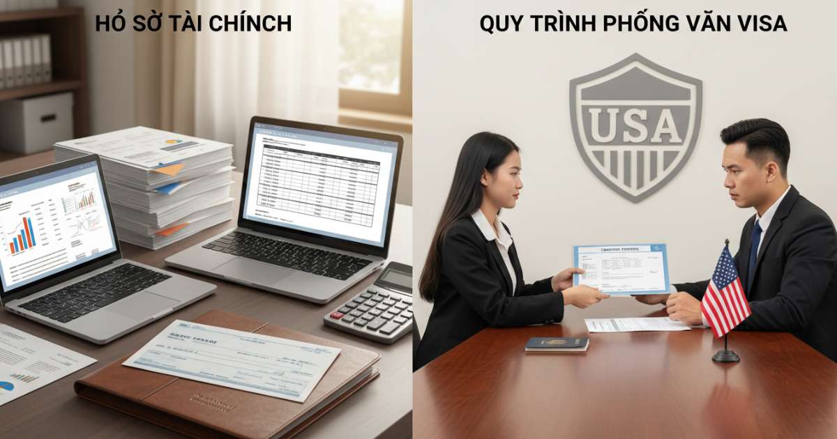 Hồ sơ tài chính và quy trình phỏng vấn visa du học mỹ