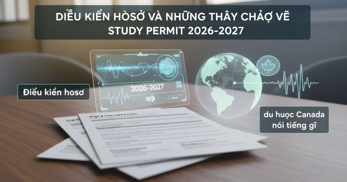 Điều kiện hồ sơ và những thay đổi về Study Permit 2026-2027