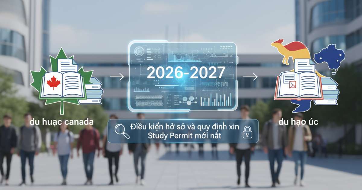 Điều kiện hồ sơ và quy định xin Study Permit mới nhất 2026-2027