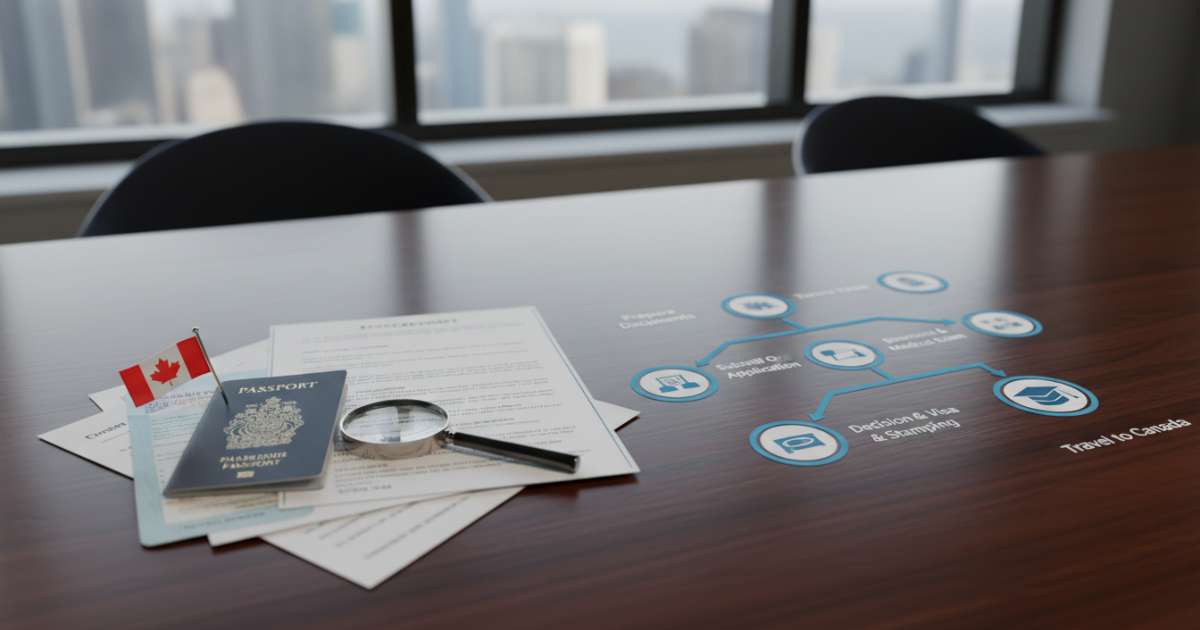 Điều kiện hồ sơ và quy trình xin Study Permit khi du học canada sds