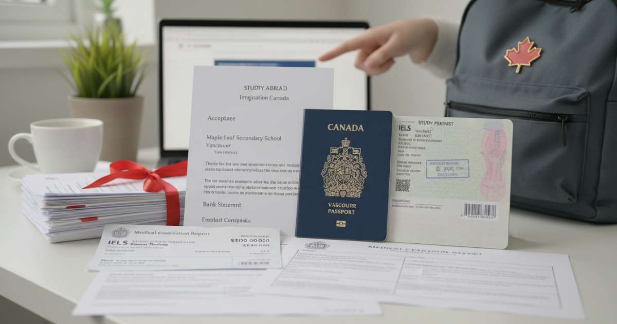 Điều kiện hồ sơ và thủ tục xin Study Permit du học canada trung học phổ thông