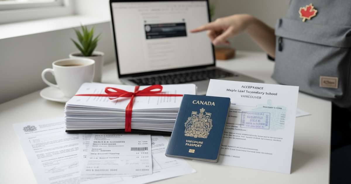 Điều kiện hồ sơ và thủ tục xin Study Permit du học canada trung học phổ thông