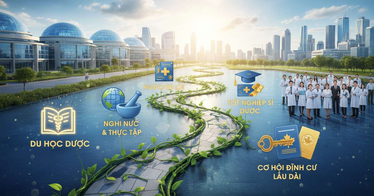 Lộ trình du học dược và cơ hội định cư lâu dài