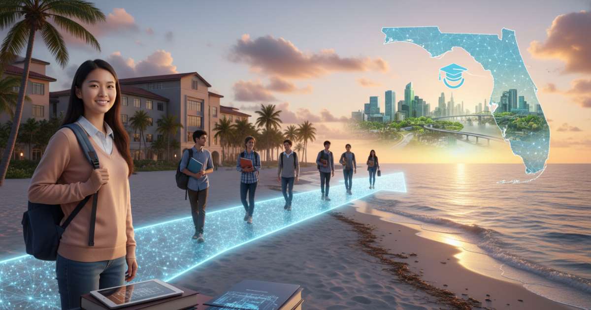 Lộ trình du học florida và cơ hội định cư lâu dài cho sinh viên