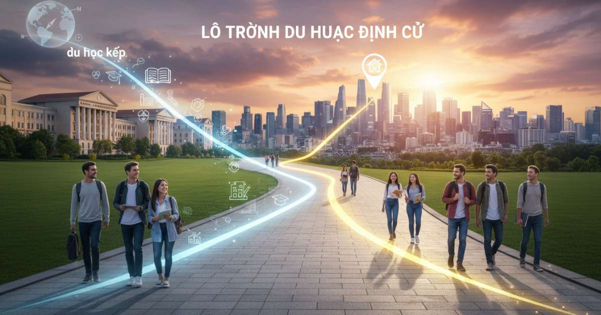 Lộ trình du học định cư thông qua mô hình du học kép là gì