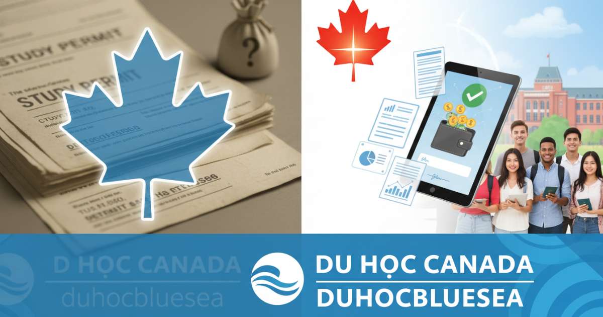 Những thay đổi về Study Permit và chứng minh tài chính du học canada duhocbluesea