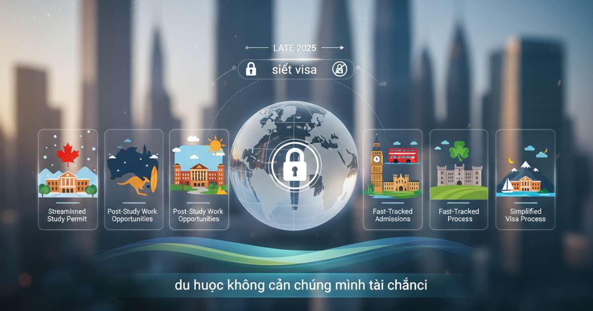 Phân tích 5 quốc gia trọng điểm sau giai đoạn siết visa cuối 2025