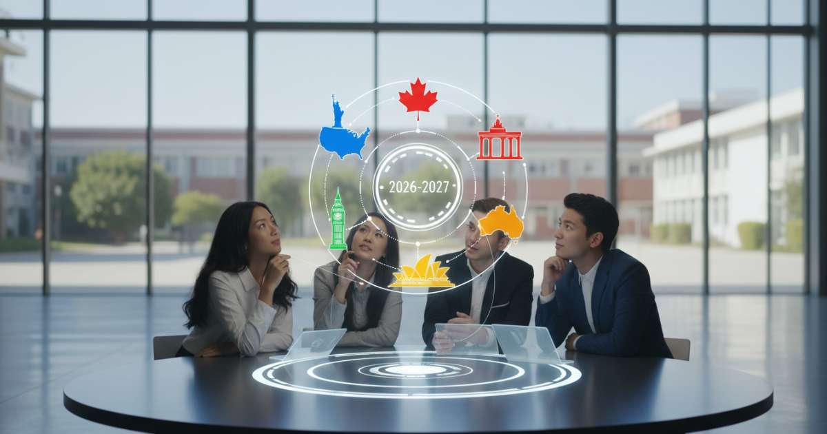 Phân tích 5 quốc gia trọng điểm trong lộ trình du học c 2026 2027