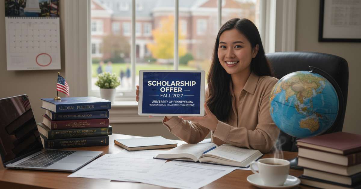 Săn học bổng du học mỹ ngành quan hệ quốc tế cho kỳ Fall 2027