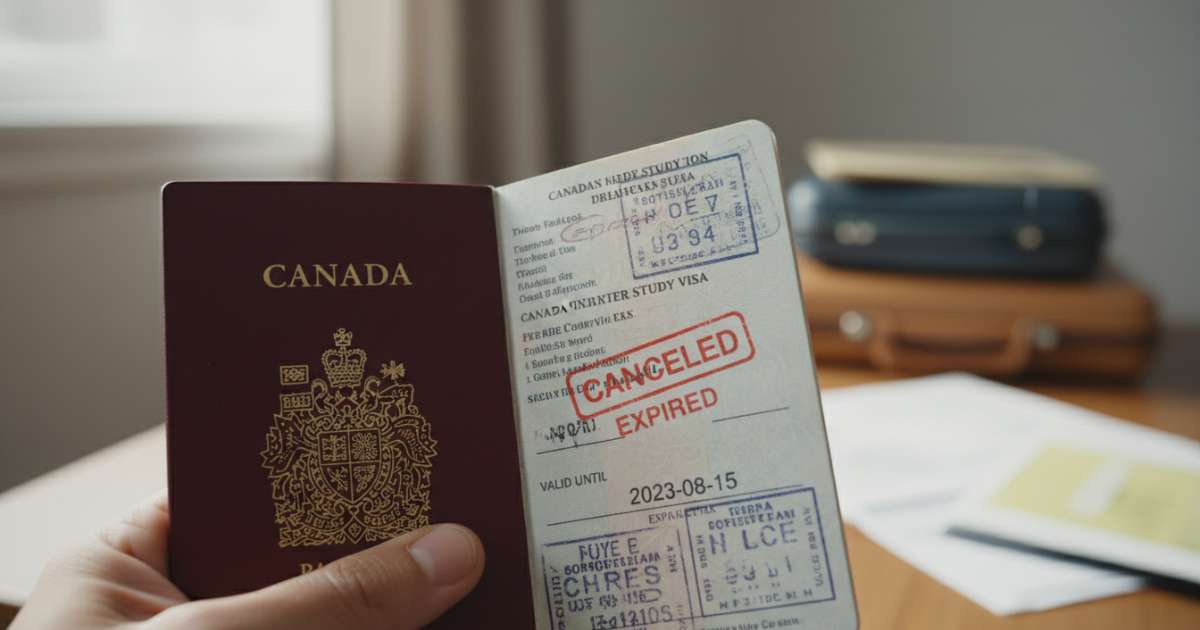 visa du học canada hết hạn