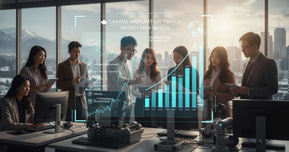 Xu hướng định cư theo ngành nghề ưu tiên STEM năm 2026 và 2027