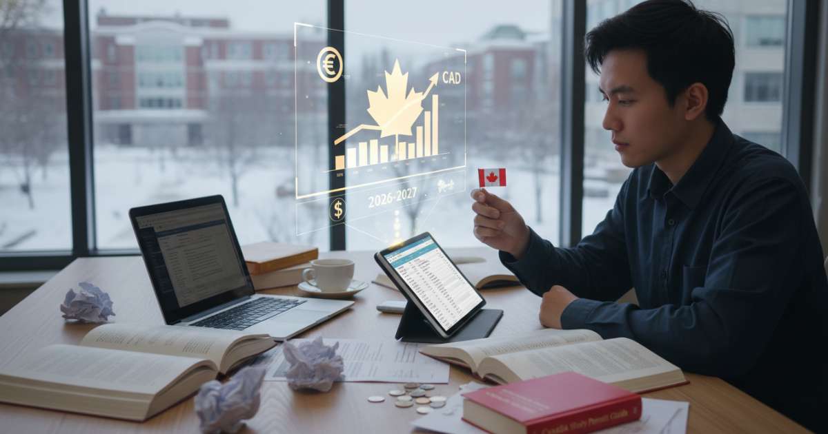 Yêu cầu tài chính mới khi review du học canada giai đoạn 2026-2027