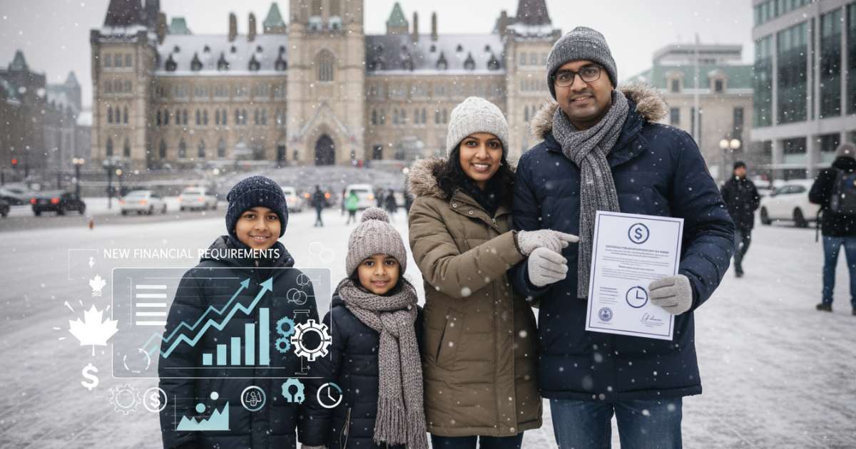 Yêu cầu tài chính mới và quy định làm thêm khi du học canada mang theo gia đình