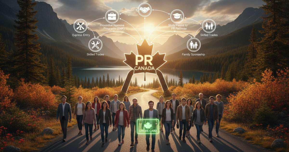 Các chương trình định cư phổ biến giúp bạn đạt được thẻ PR Canada