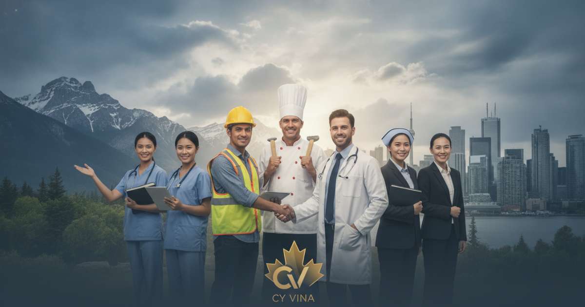 Các ngành nghề ưu tiên khi định cư canada diện tay nghề cy vina