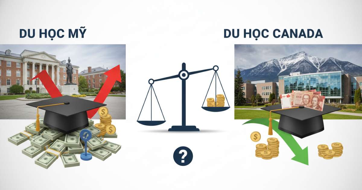 Chi phí du học mỹ hay canada đâu là lựa chọn tiết kiệm hơn