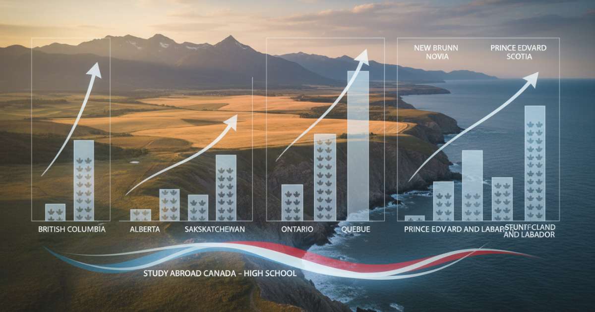 Chi tiết các khoản học phí trung học canada tại các tỉnh bang