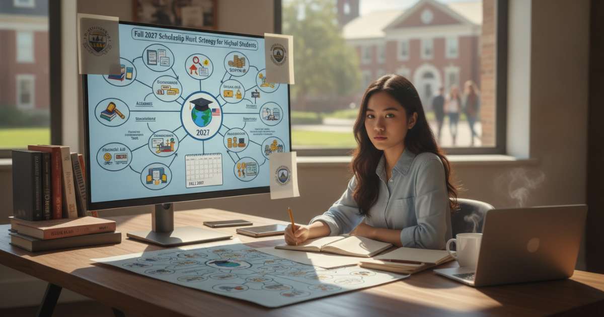 Chiến lược săn học bổng Fall 2027 cho học sinh cấp 3