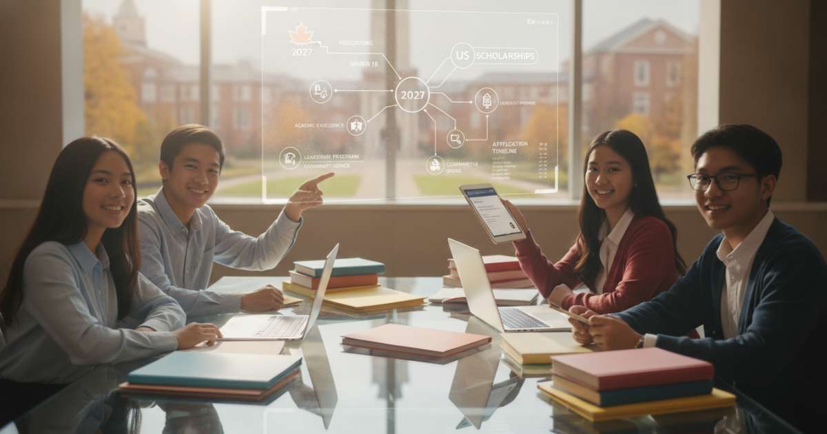Chiến lược săn học bổng Fall 2027 cho học sinh du học mỹ dưới 18 tuổi