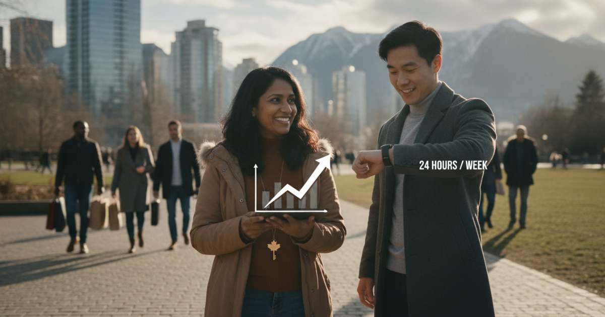 Chính sách làm thêm 24 giờ mỗi tuần và cơ hội định cư canada không cần ielts