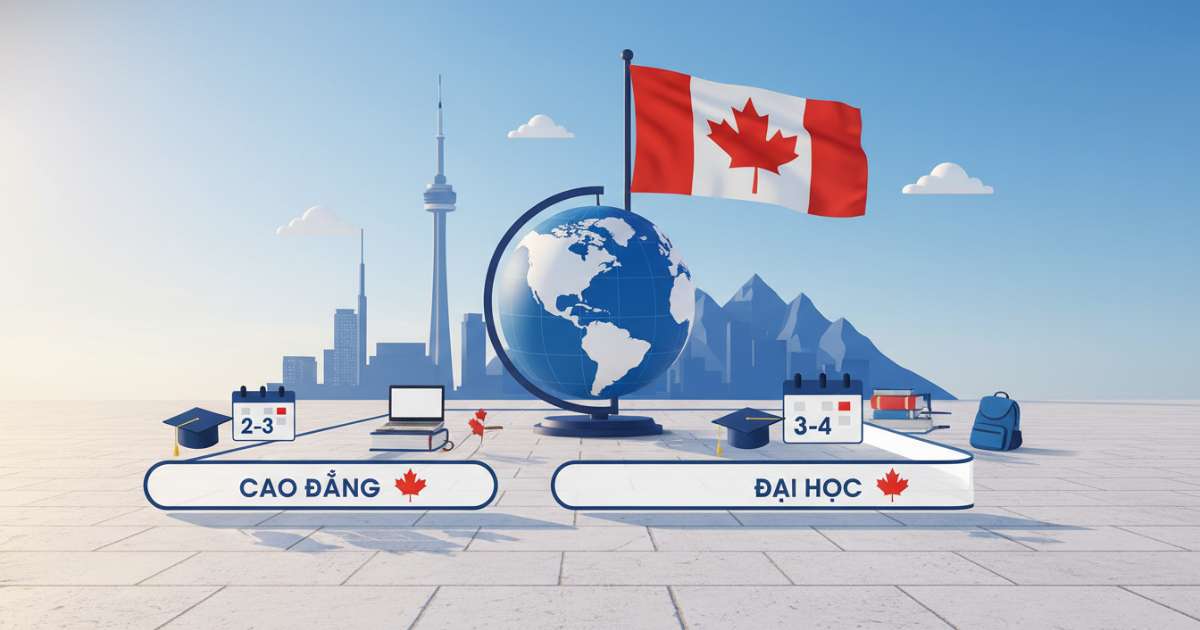 Du học Canada bao nhiêu năm đối với hệ cao đẳng và đại học