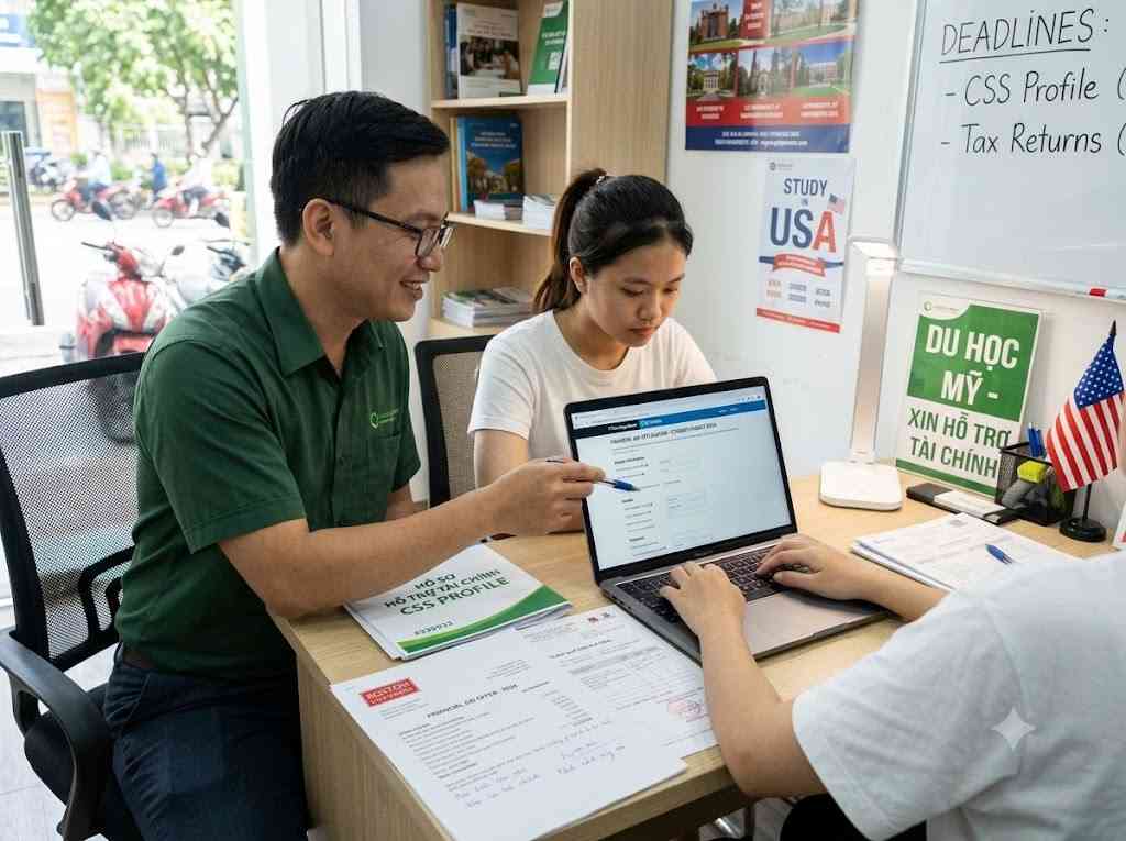 Applying for US financial aid via the CSS Profile form