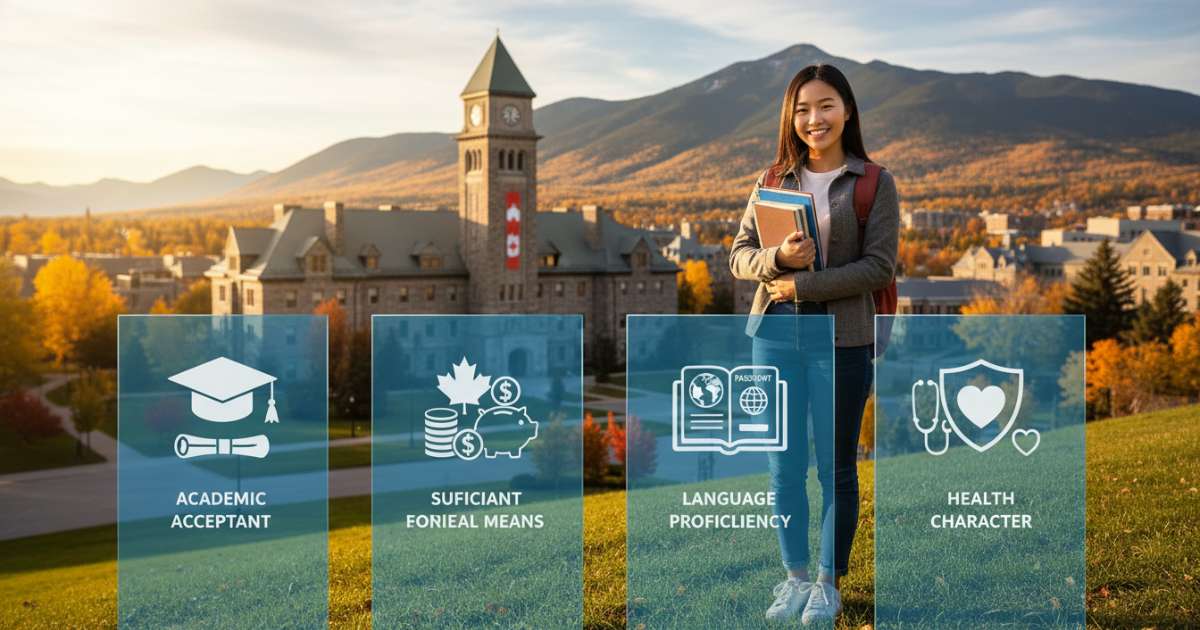 Điều kiện cơ bản để tham gia các diện du học Canada