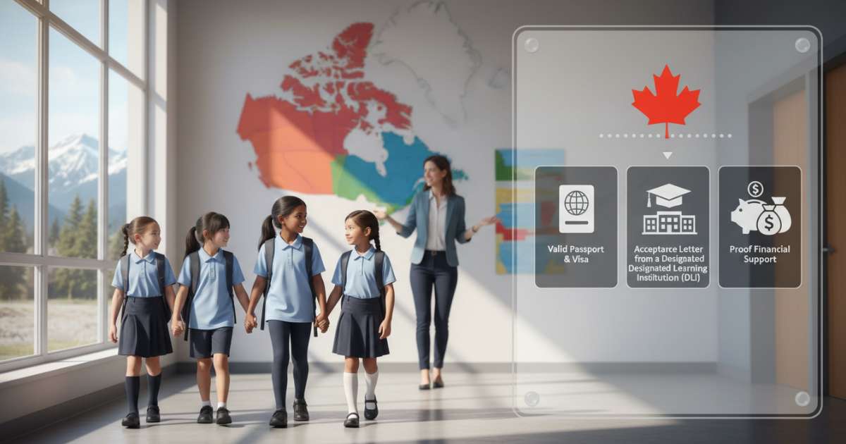 Điều kiện du học canada cấp 1 dành cho học sinh quốc tế