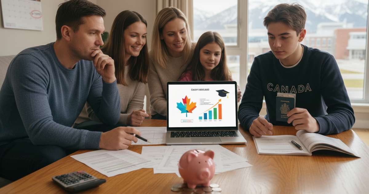 Điều kiện du học canada cấp 3 về khả năng tài chính của gia đình