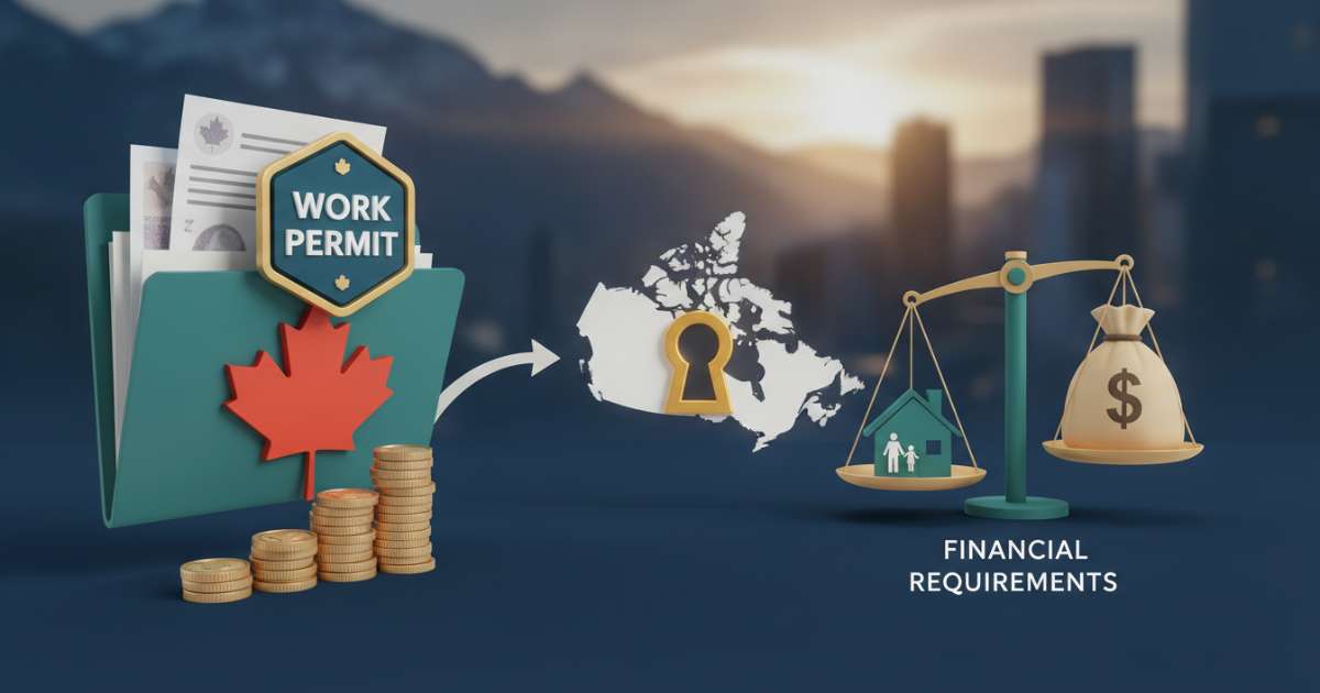 Điều kiện hồ sơ định cư canada diện work permit và yêu cầu tài chính mới