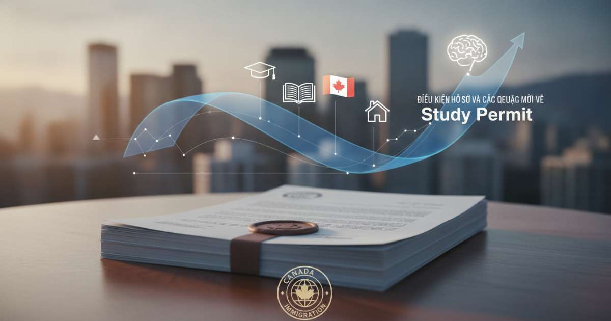 Điều kiện hồ sơ và các yêu cầu mới về Study Permit
