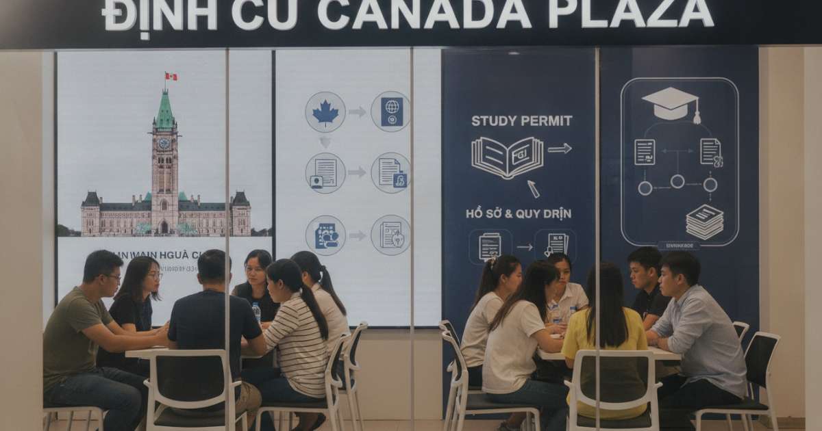 Điều kiện hồ sơ và quy định về Study Permit khi định cư canada plaza