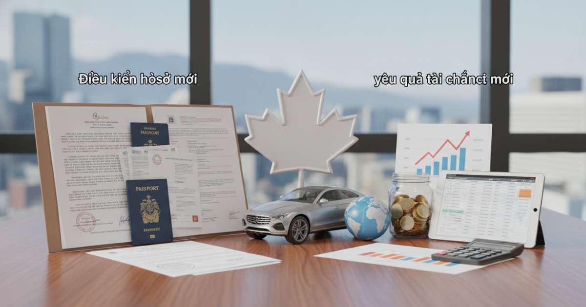 Điều kiện hồ sơ và yêu cầu tài chính mới cho định cư canada diện suv