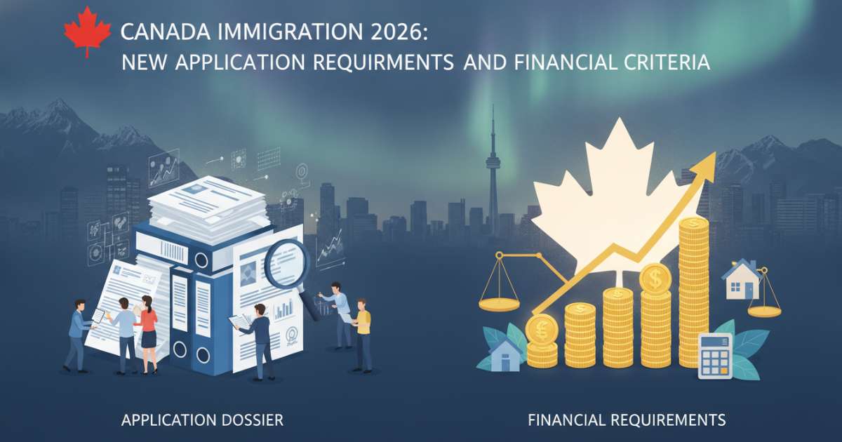 Điều kiện hồ sơ và yêu cầu tài chính mới cho lộ trình định cư Canada 2026