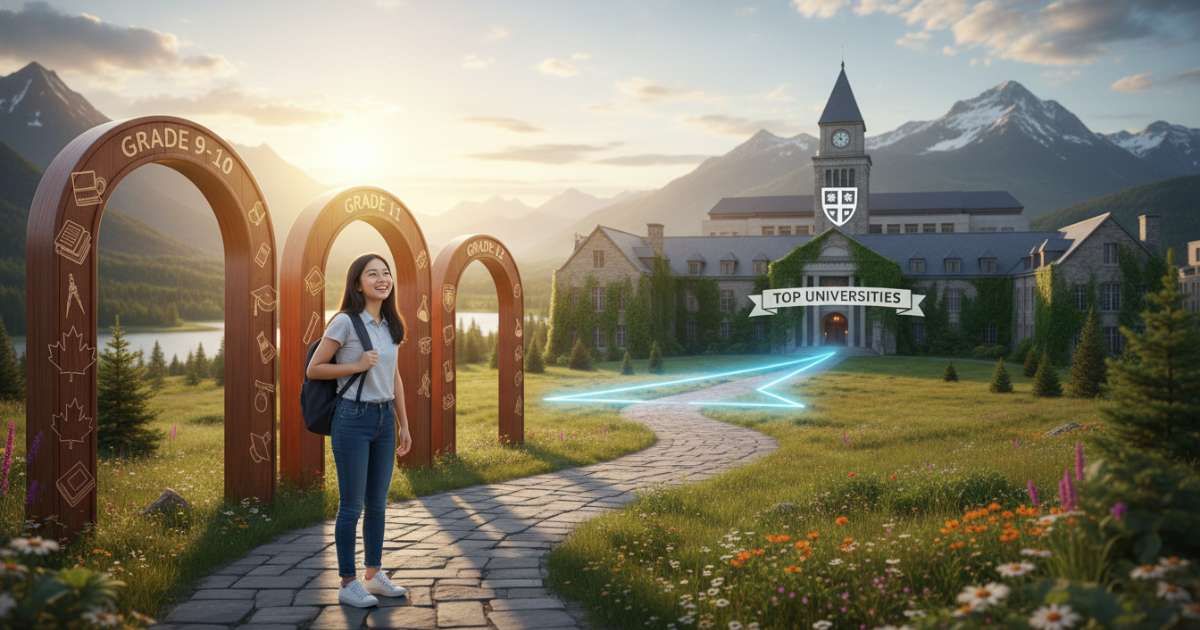 Lộ trình du học canada bậc trung học phổ thông chuẩn xác để vào đại học top đầu