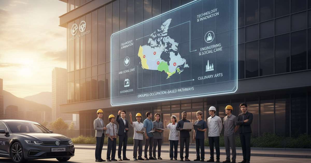 Lựa chọn định cư canada otofun theo nhóm ngành nghề ưu tiên